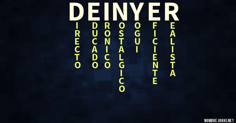 Acróstico deinyer