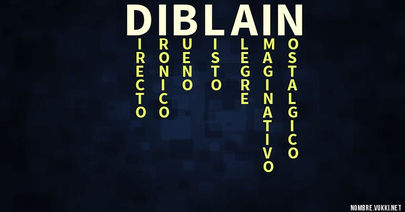 Acróstico diblain