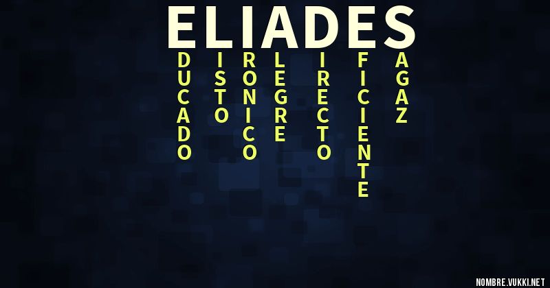 Acróstico eliades