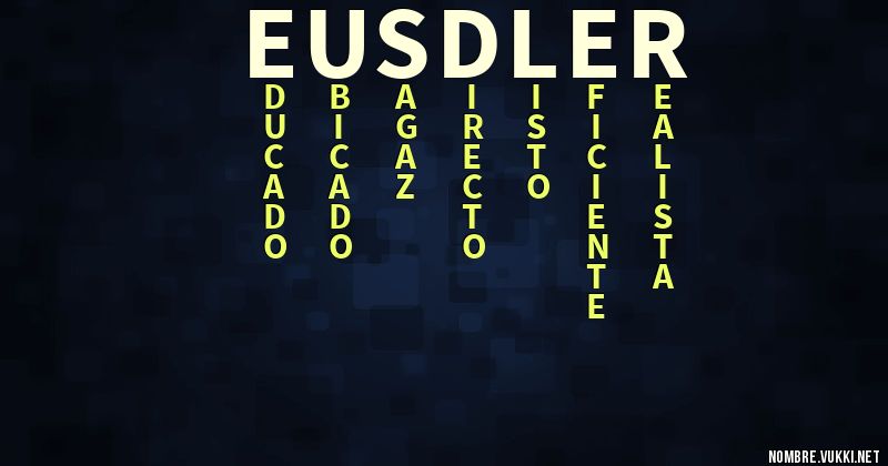 Acróstico eusdler