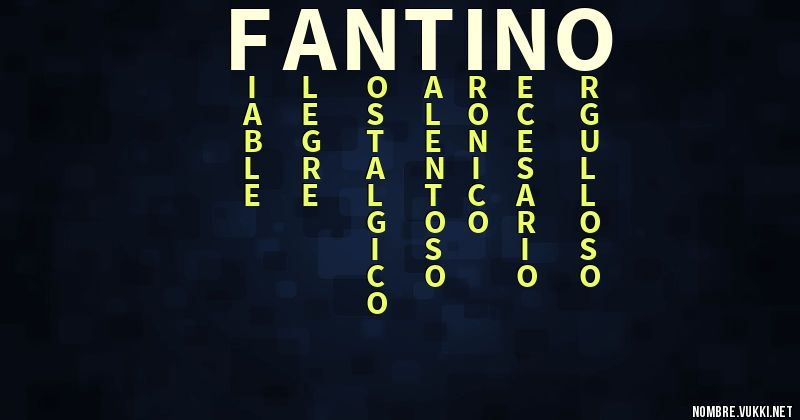 Acróstico fantino