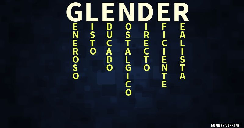 Acróstico glender