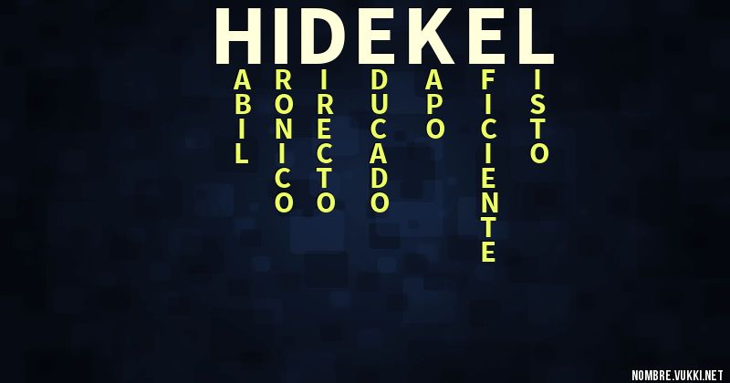 Acróstico hidekel