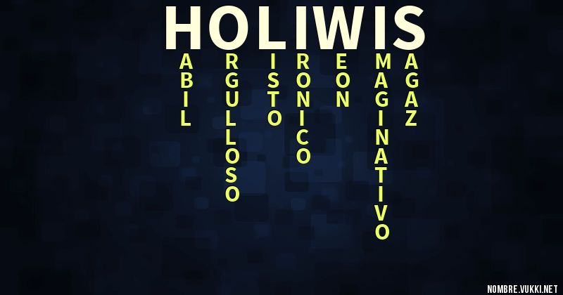 Acróstico holiwis