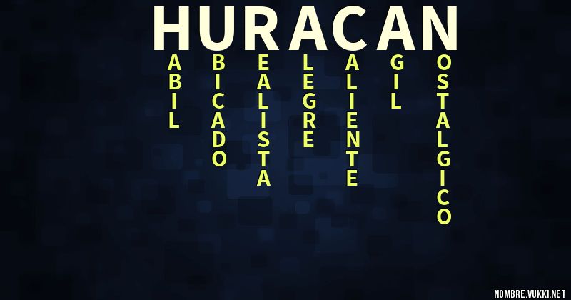 Acróstico huracán