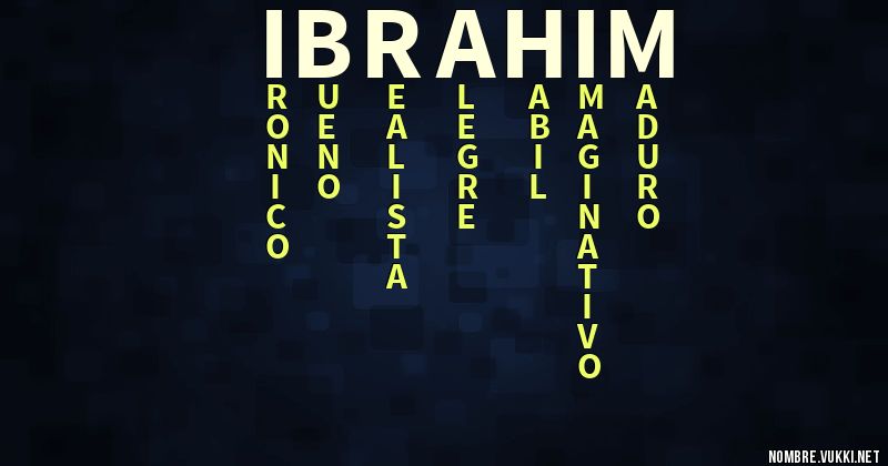 Acróstico ibrahim