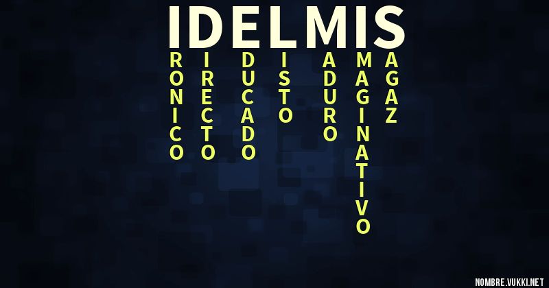 Acróstico idelmis