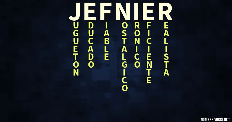 Acróstico jefnier