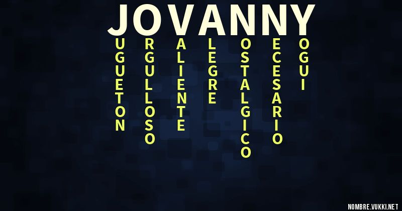 Acróstico jovanny