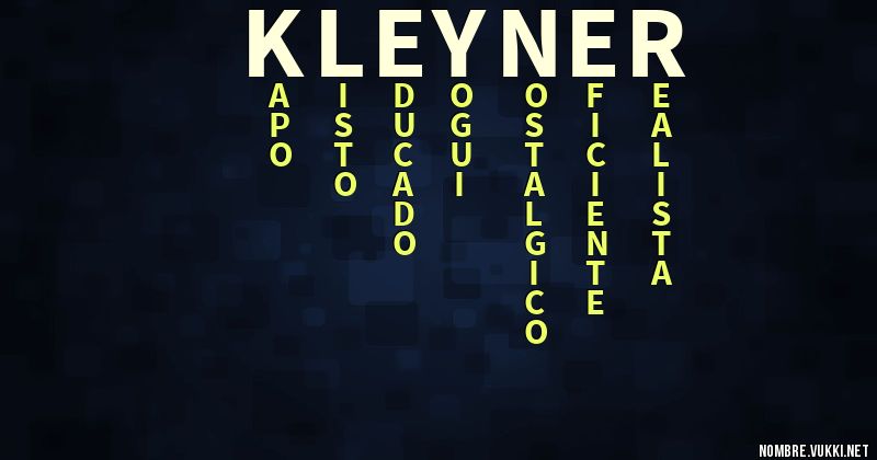 Acróstico kleyner