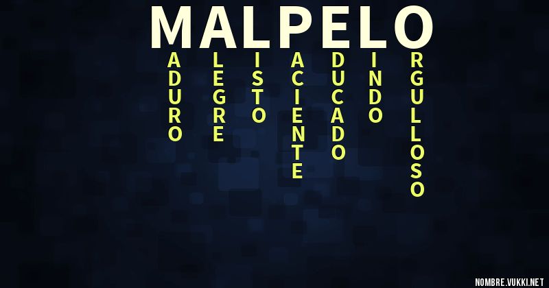 Acróstico malpelo