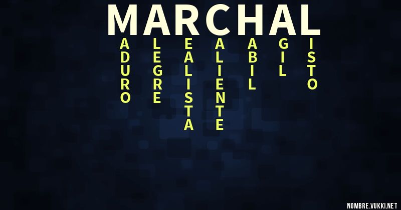 Acróstico marchal