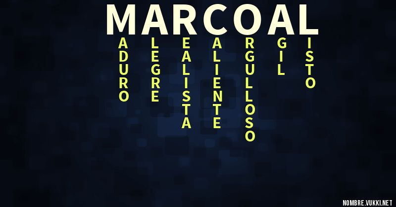 Acróstico marcoal