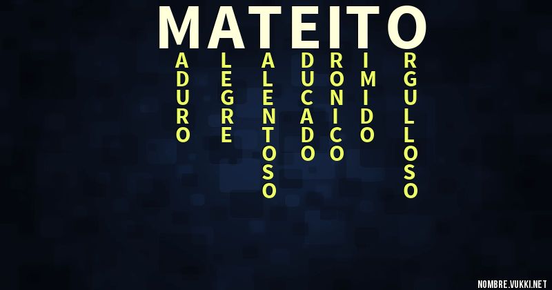 Acróstico mateito