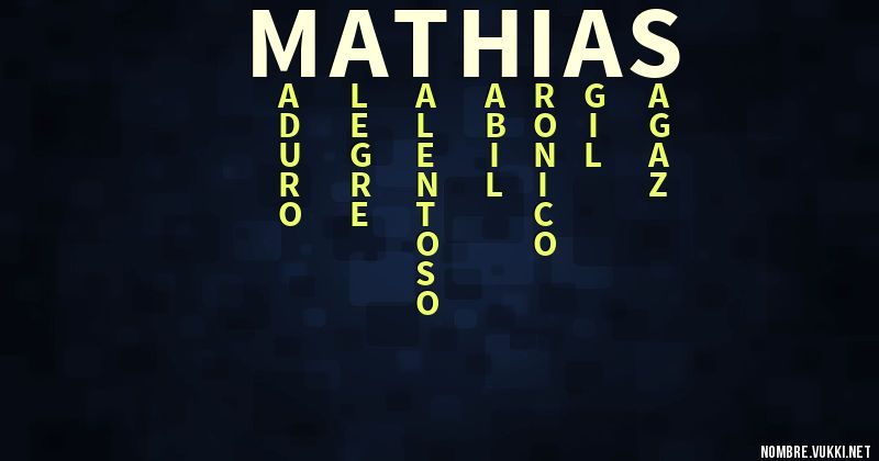 Acróstico mathÍas