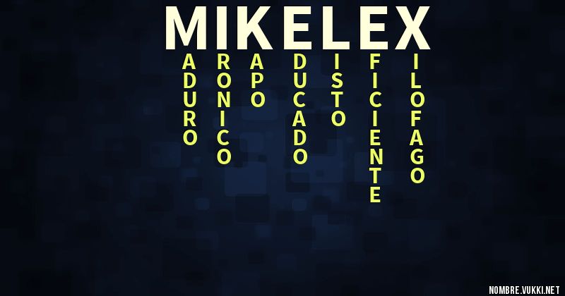 Acróstico mikelex