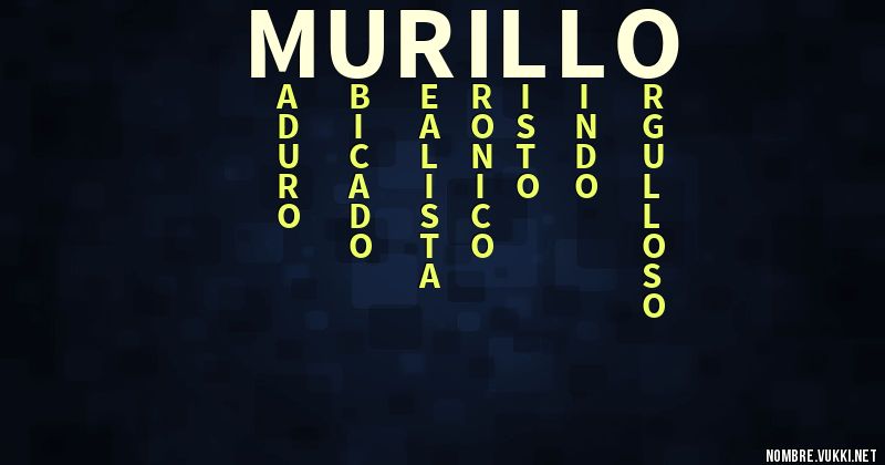 Acróstico murillo