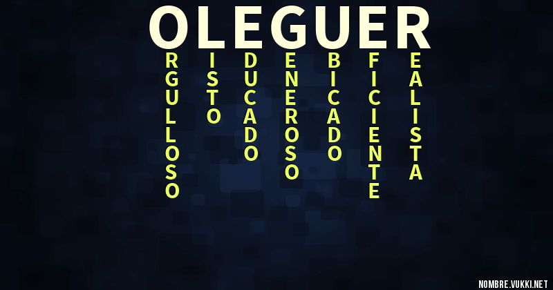 Acróstico oleguer