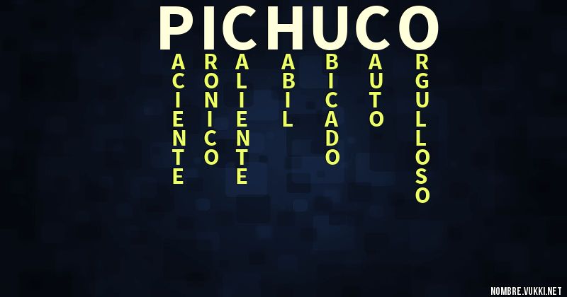 Acróstico pichuco