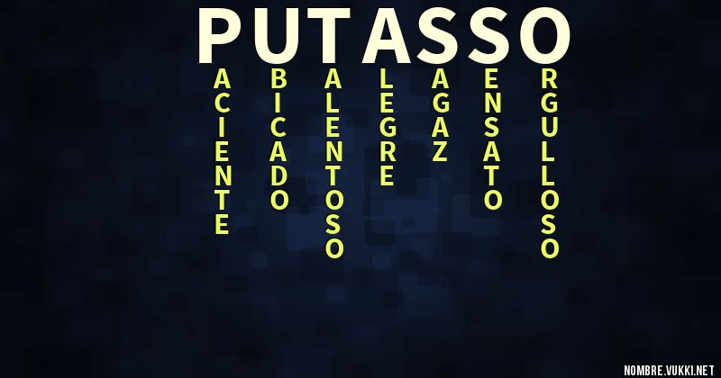 Acróstico putasso
