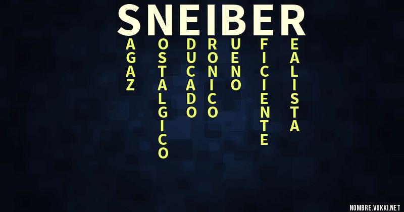 Acróstico sneiber