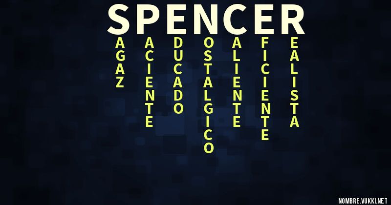 Acróstico spencer