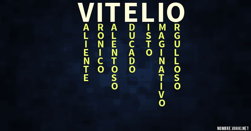 Acróstico vitelio