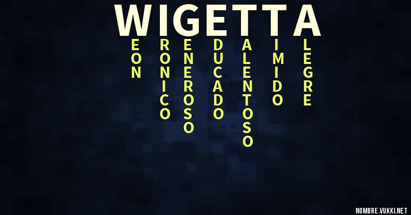 Acróstico wigetta