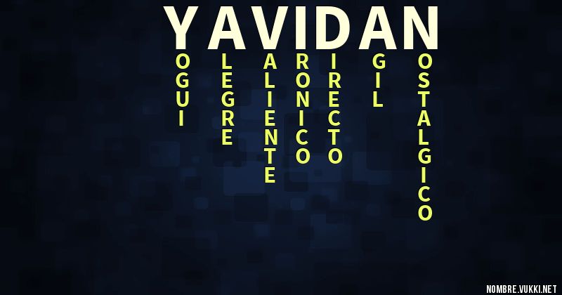 Acróstico yavidan