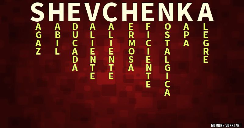 Acróstico shevchenka