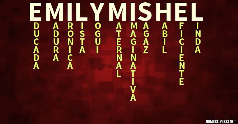 Acróstico emily mishel