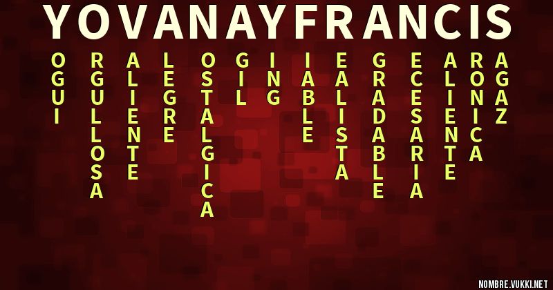 Acróstico yovana y francis