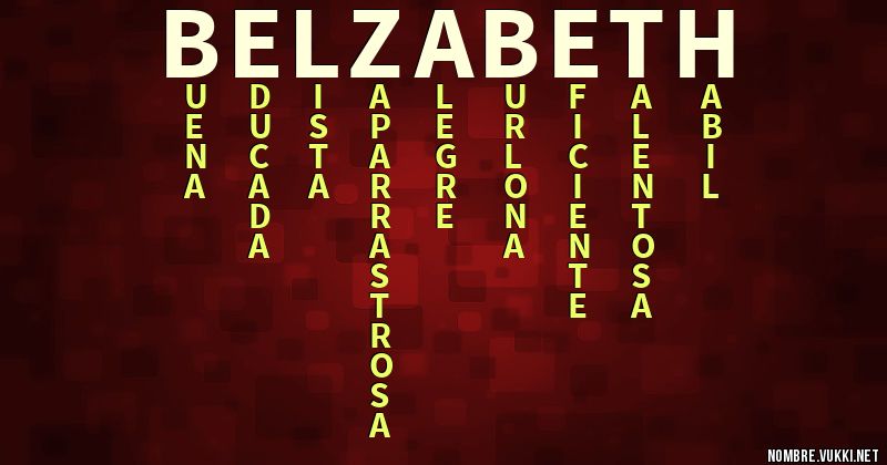 Acróstico belzabeth
