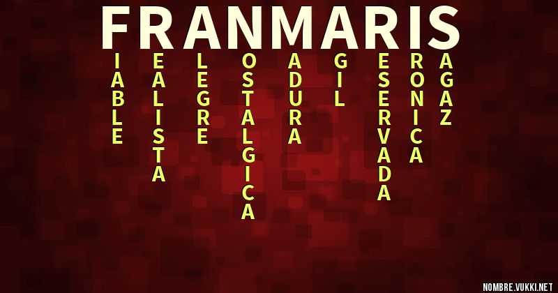 Acróstico franmaris