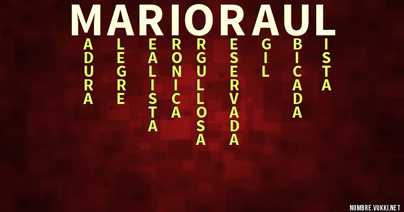 Acróstico mario raul