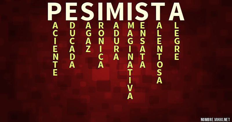 Acróstico pesimista