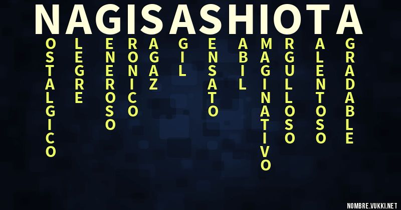 Acróstico nagisa shiota