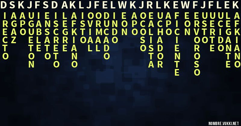 Acróstico dskjfsdakljfelwkjrlkewfjflek