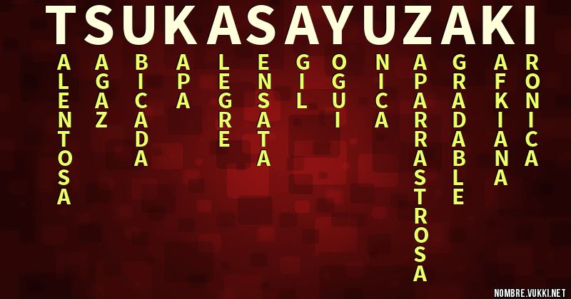 Acróstico tsukasa yuzaki