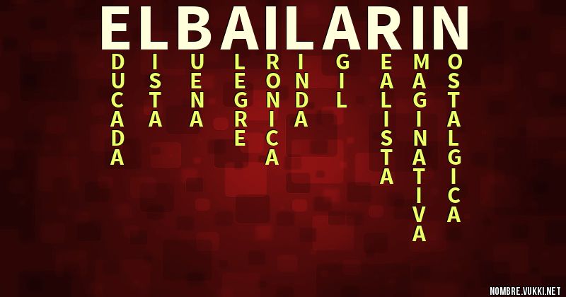 Acróstico el bailarin