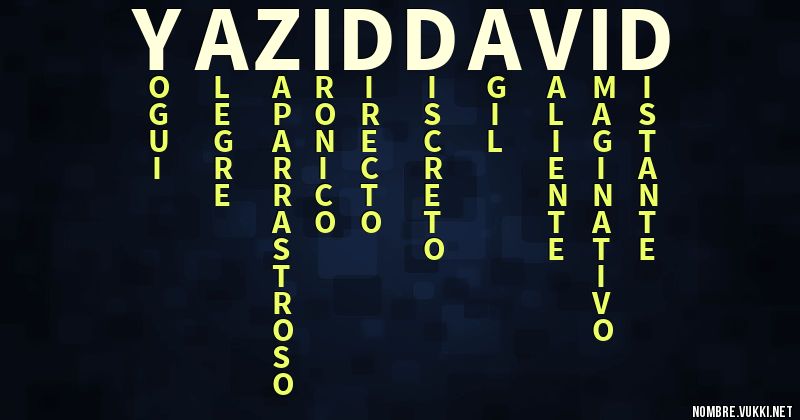 Acróstico yazid david