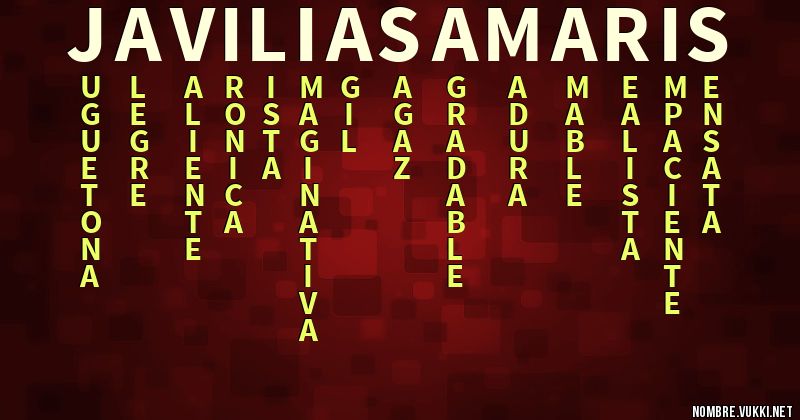 Acróstico javilias amaris