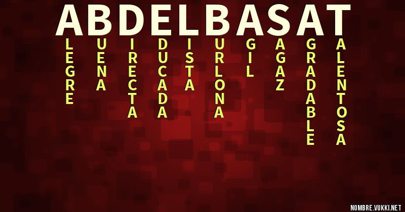 Acróstico abdelbasat