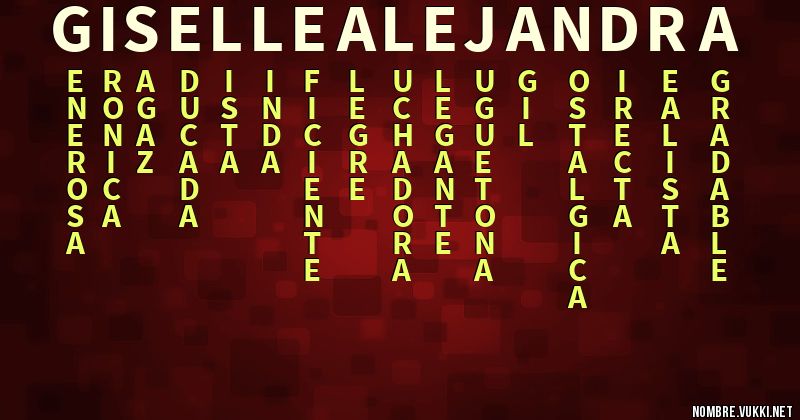 Acróstico giselle alejandra