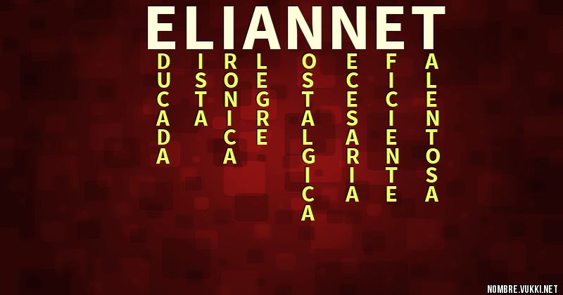 Acróstico eliannet