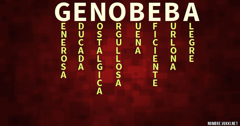 Acróstico genobeba