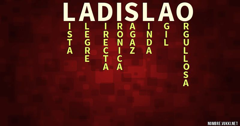 Acróstico ladislao