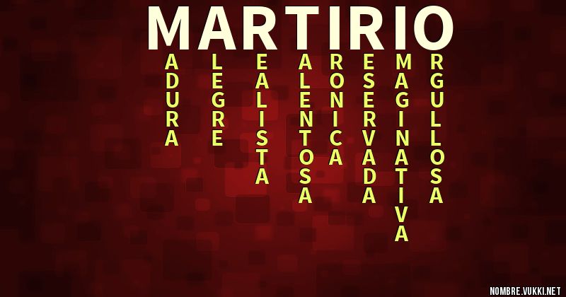 Acróstico martirio