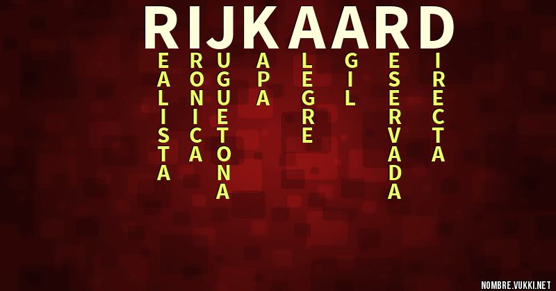 Acróstico rijkaard