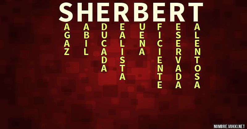 Acróstico sherbert